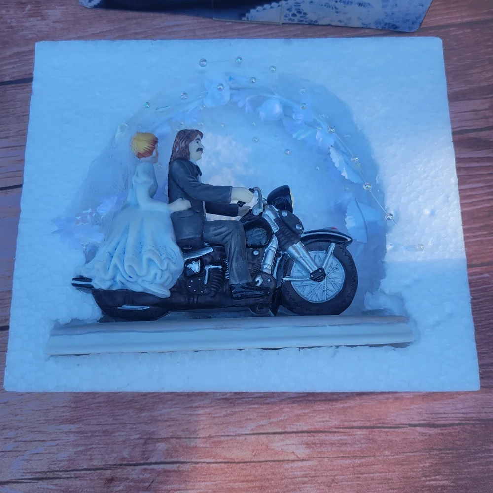 Harley Davidson Wedding Cake Topper